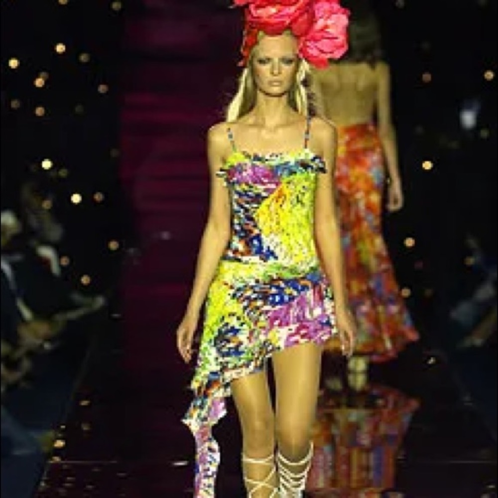 Runway dress Julien Macdonald VOX SILK summer